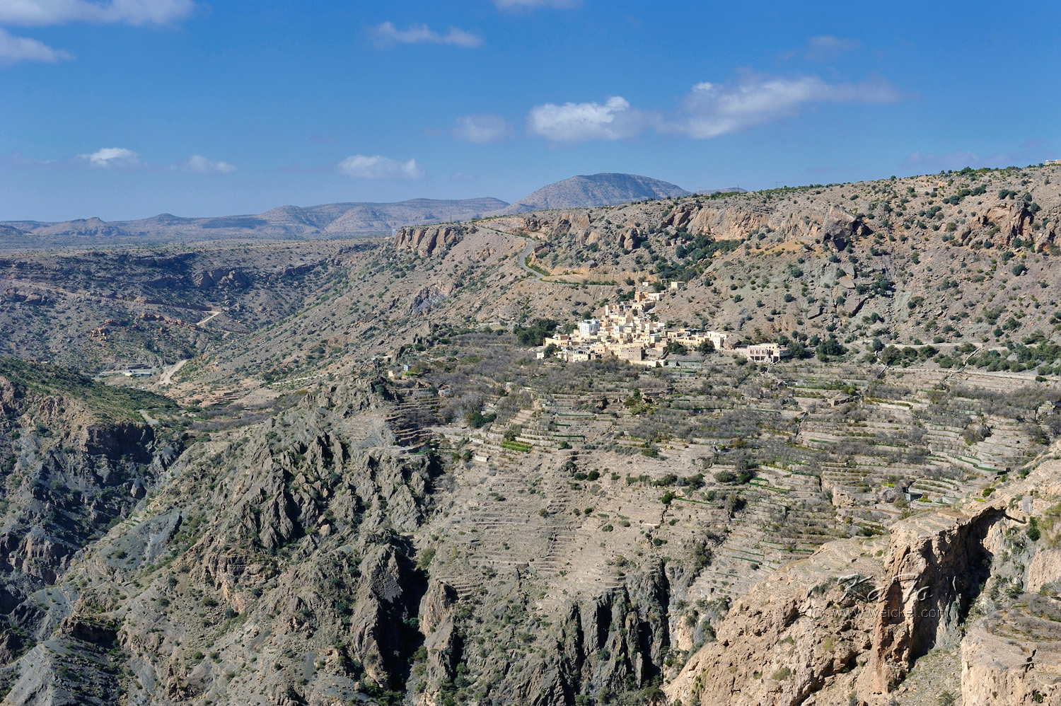 View to Al-Ain (Jabal Al Akhdar)
