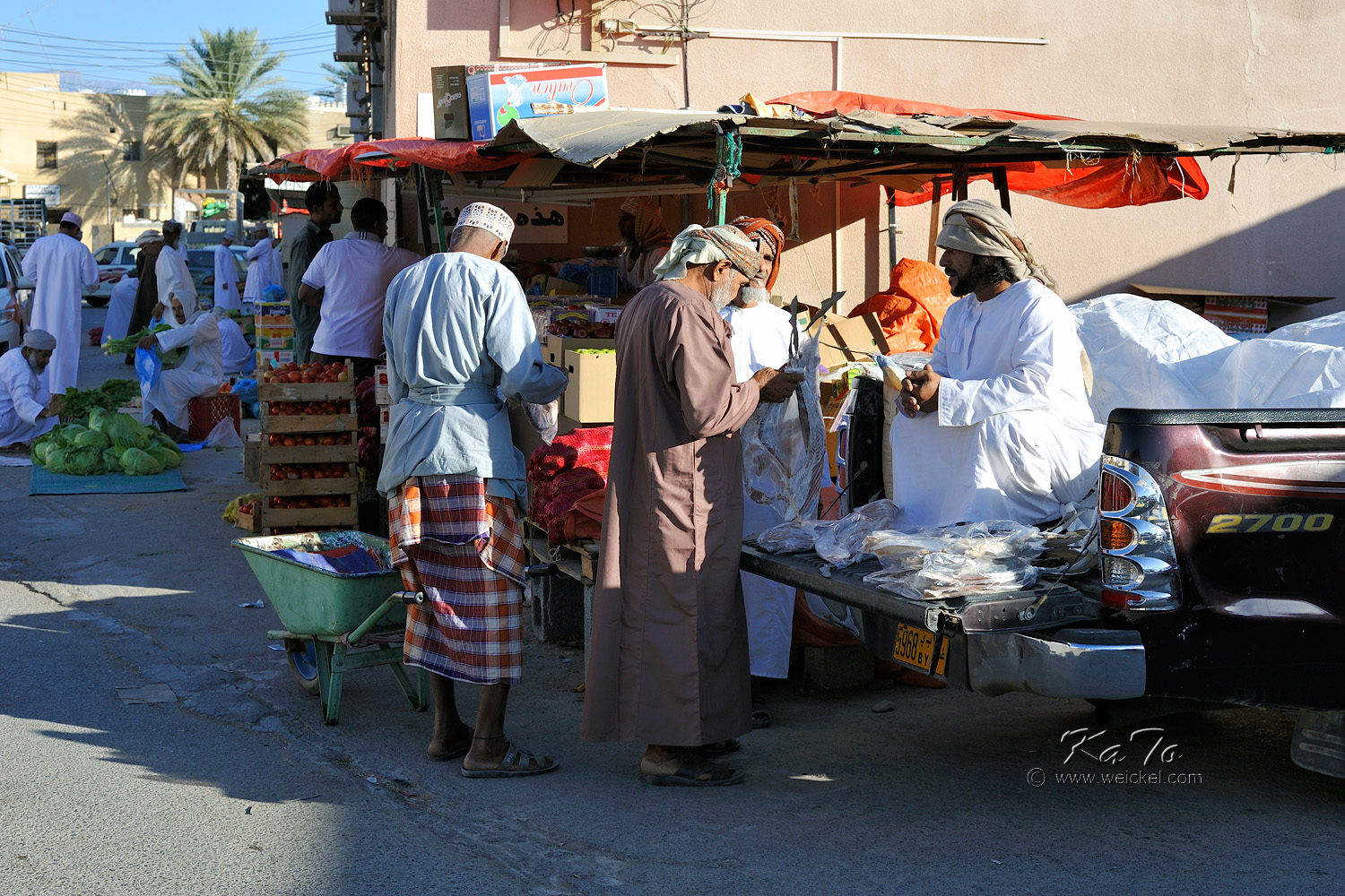 Market in Bahla