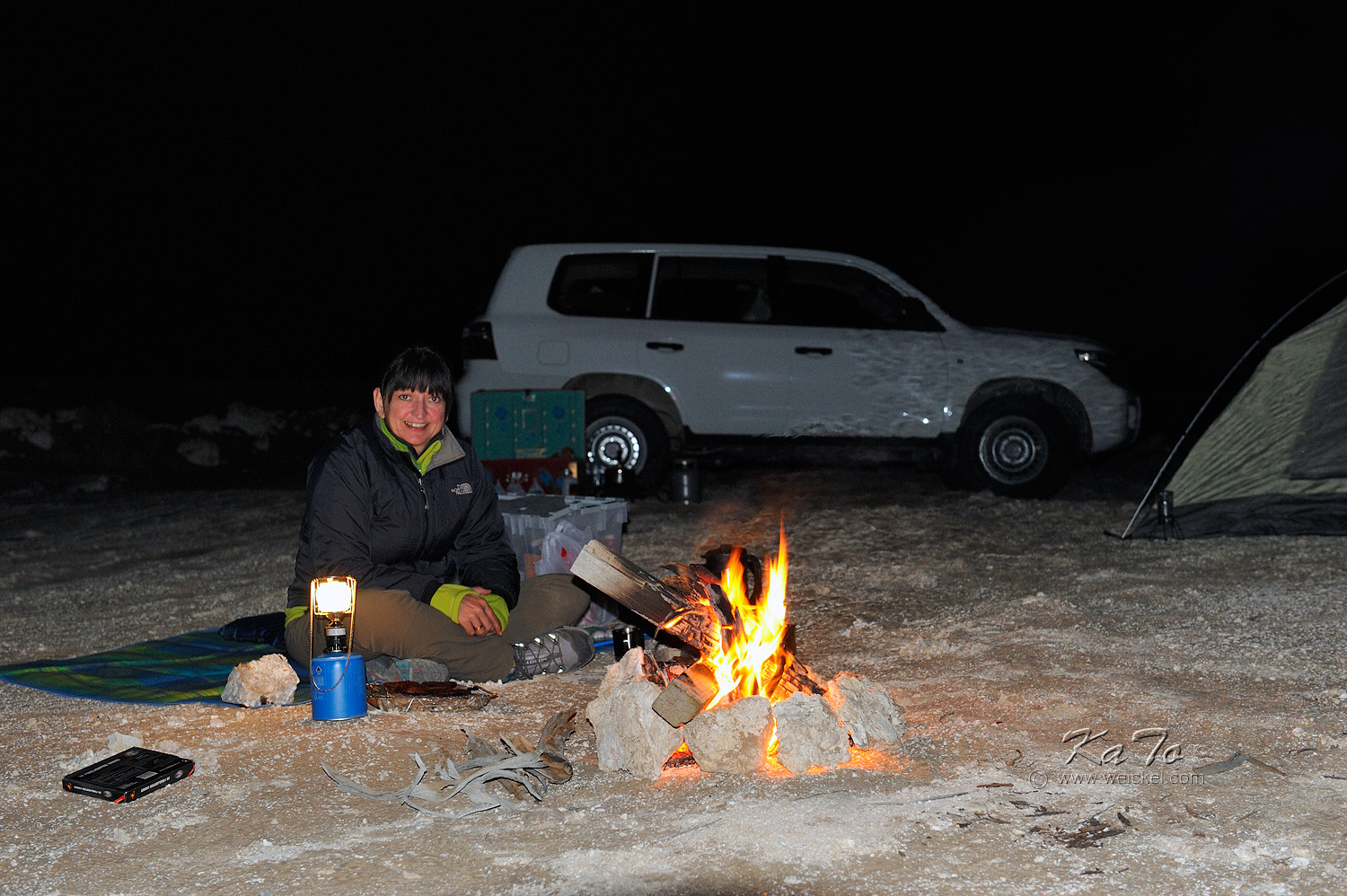Cold night in the Rub al-Khali