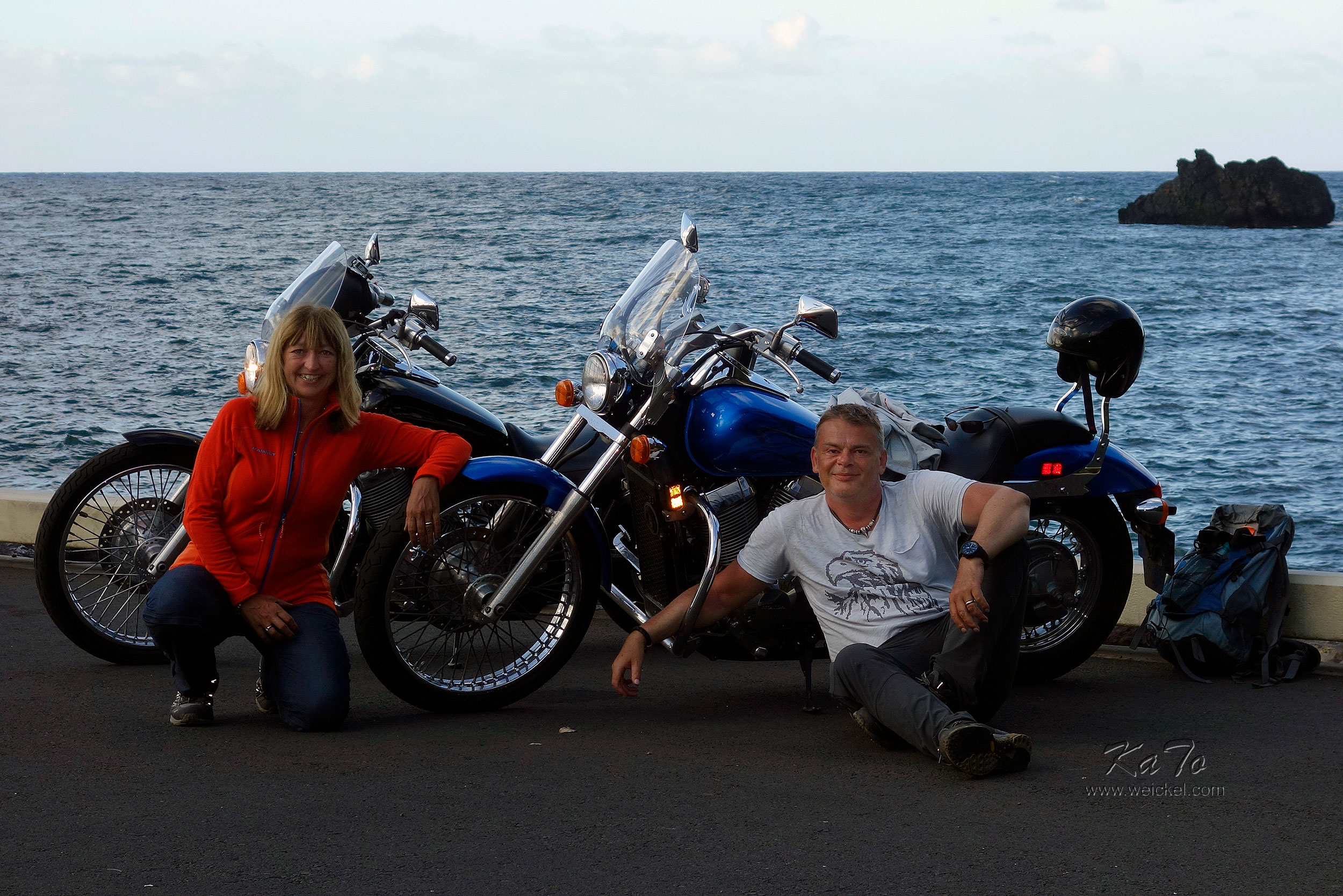 Great day with the bikes at Hana Highway