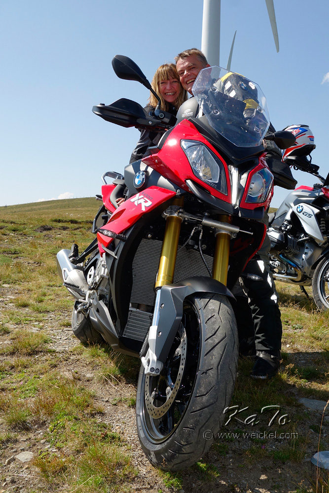 Testing one day the BMW S100XR