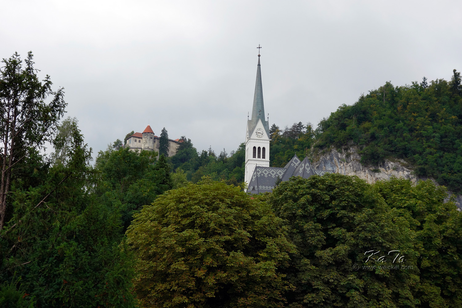 View to Bled Castle