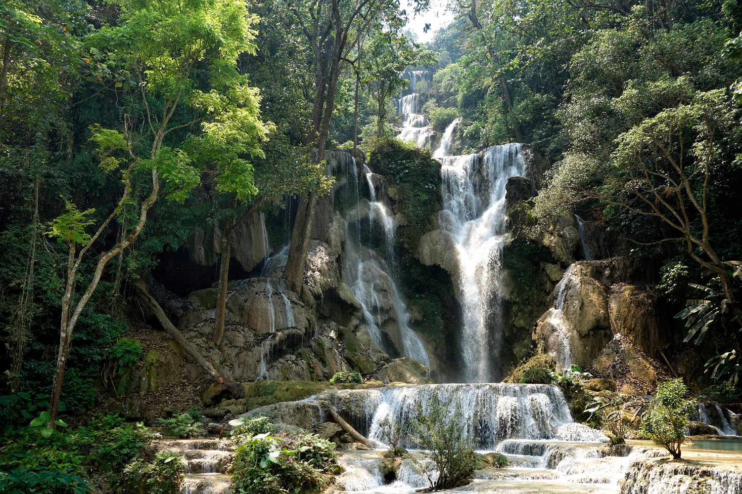 Kuang Si Waterfall Area
