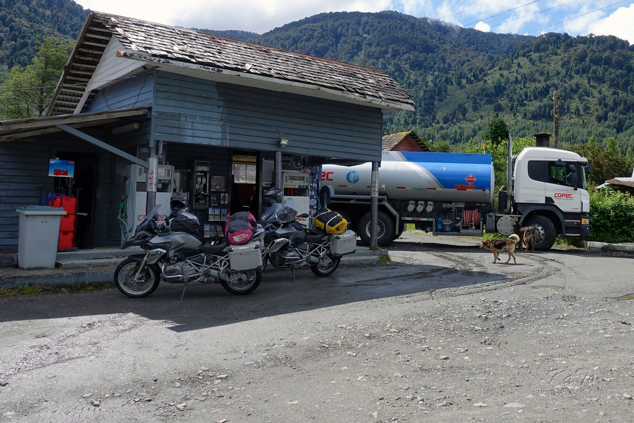 Petrol Station at Puyuhuapi