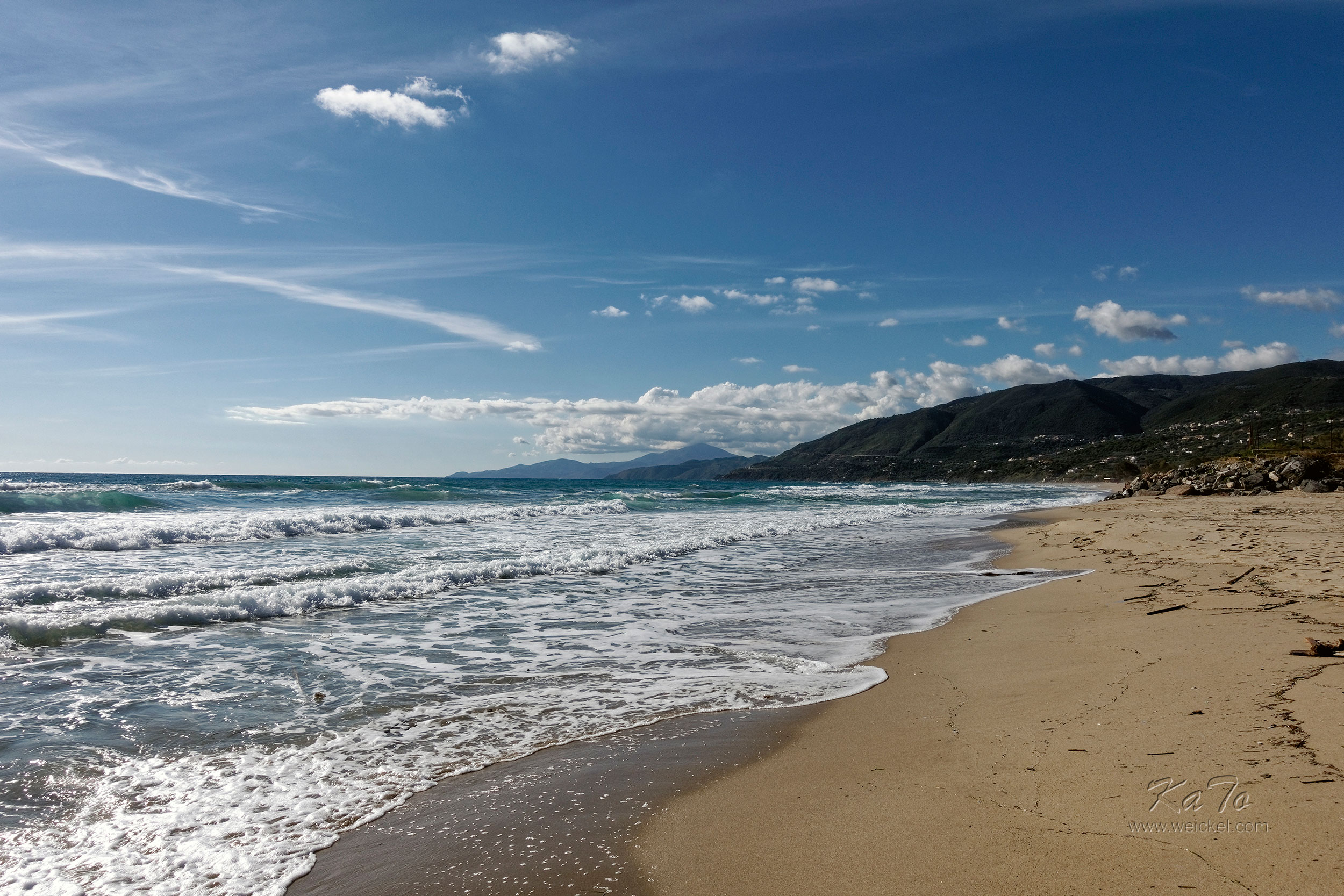 Beach delle Saline between Caprioli and Palinuro