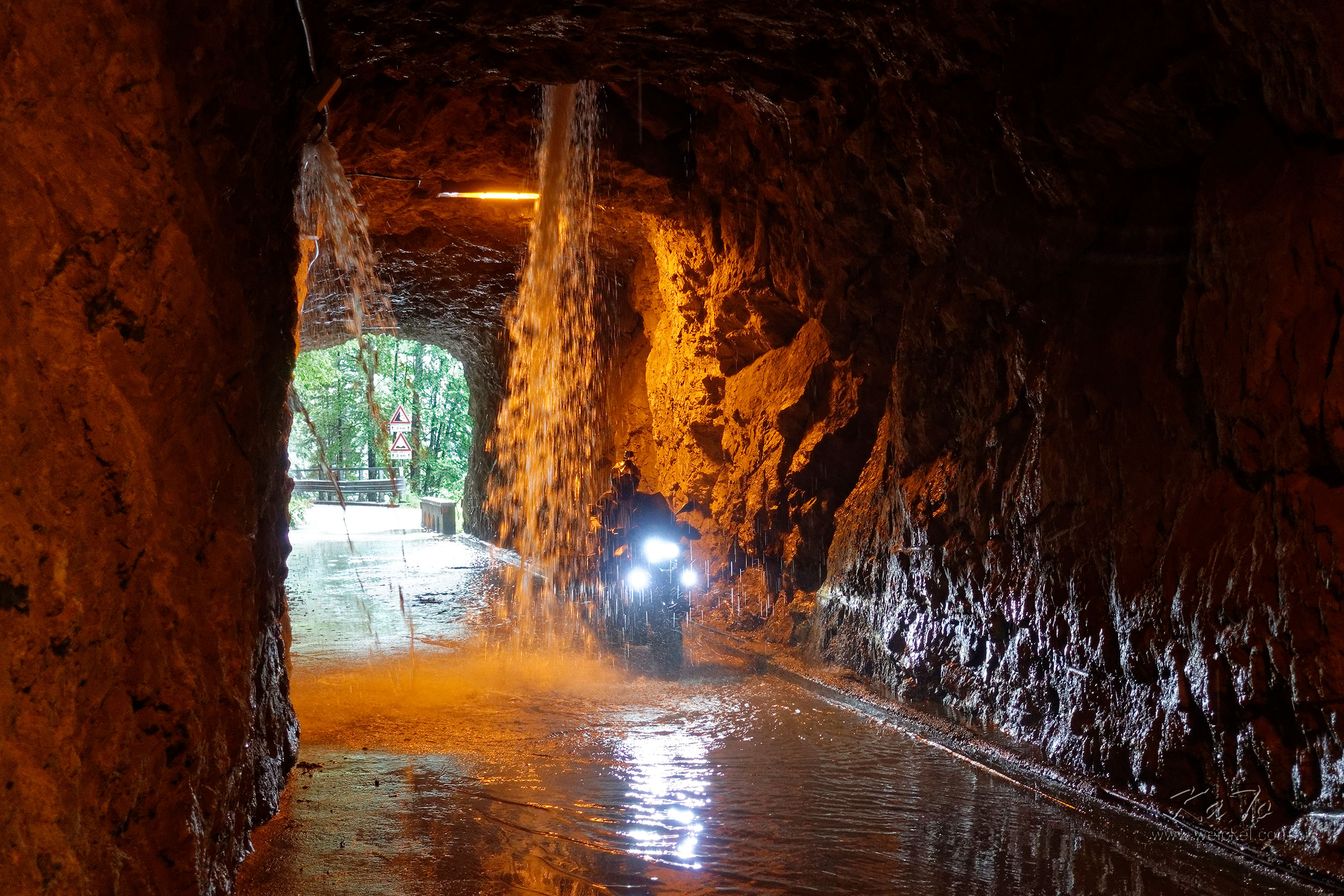 Tunnel at Lago di Sauris